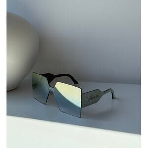 NEW Dior DiorClub M5U Rimless Square Sunglasses Mirror